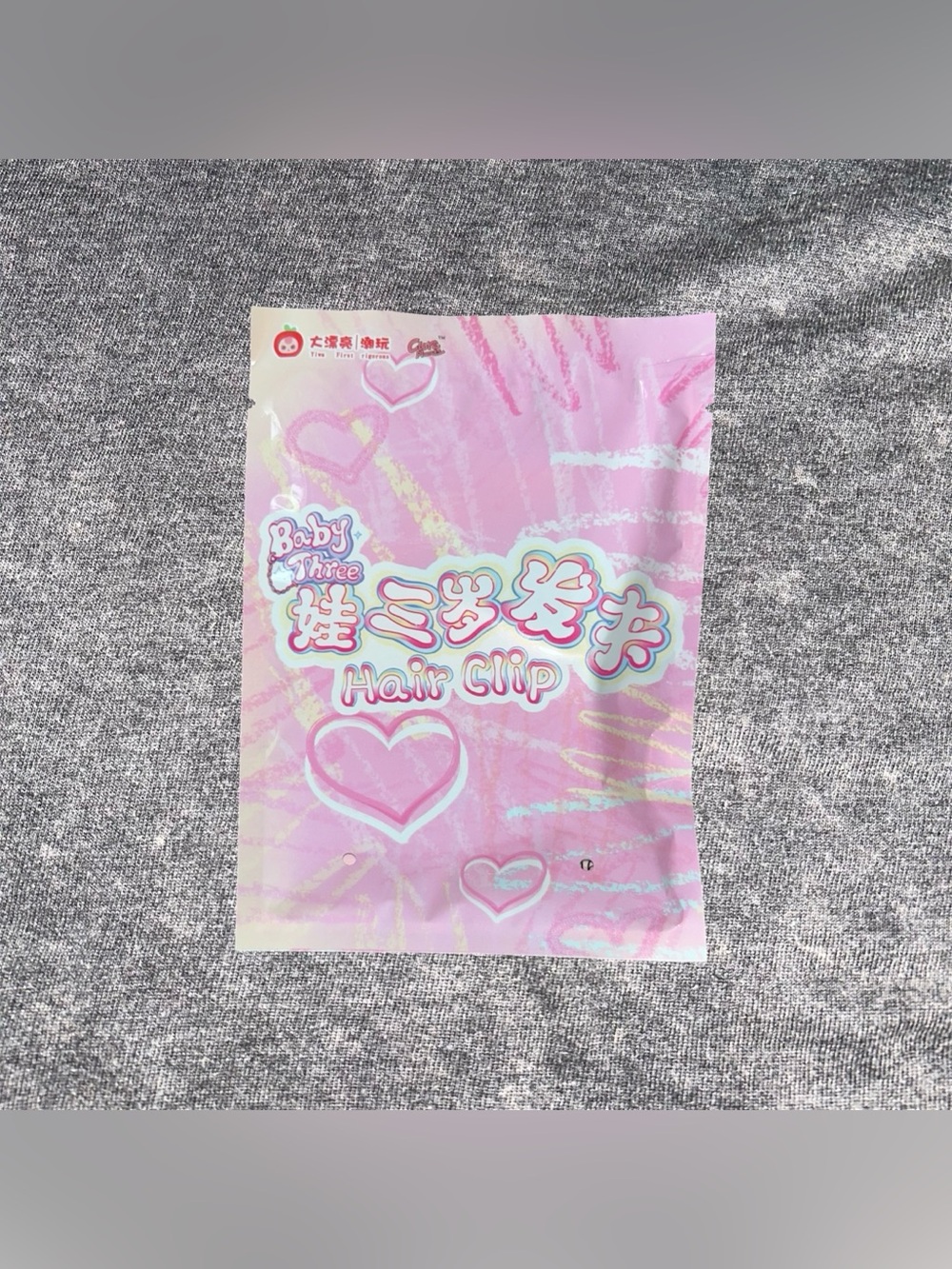 Baby Three Sealed Hairclip Pack